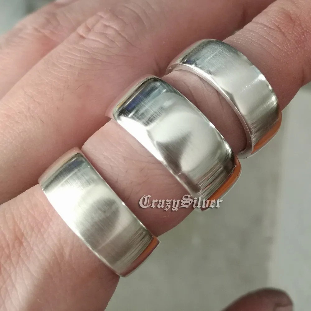 LINSION 925 Sterling Silver Open Size Simple Ring 3 Width Mens Biker Rock Punk Ring 9Y009 US Size 5~16
LINSION 925 Sterling Silver Open Size Simple Ring 3 Width Mens Biker Rock Punk Ring 9Y009 US Size 5~16