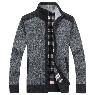 2019 Autumn Winter New Casual Slim Fit Sweaters Jacket Men's Thick Sweater Coat Male Patchwork Zipper Sweatercoat Outerwear 3XL
2019 Autumn Winter New Casual Slim Fit Sweaters Jacket Men's Thick Sweater Coat Male Patchwork Zipper Sweatercoat Outerwear 3XL