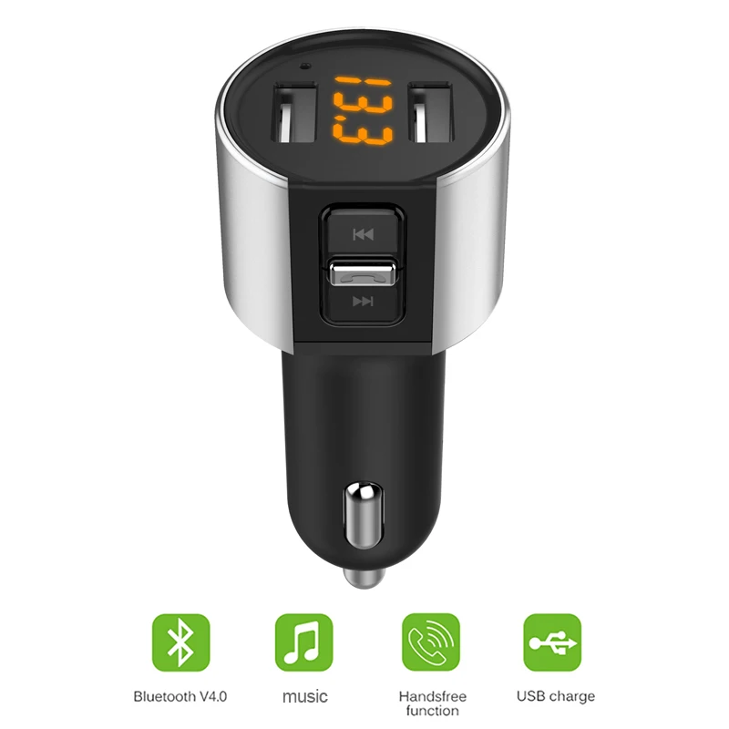 Bluetooth FM передатчик автомобильный MP3 модулятор Handsfree комплект прикуриватель