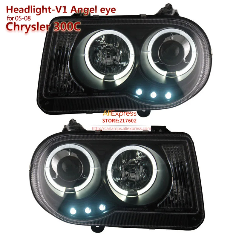 SONAR brand for Chrysler 300C Angel Eye Project Headlights Assembly fit 2005-2010 year models V1 type Easy Installation
SONAR brand for Chrysler 300C Angel Eye Project Headlights Assembly fit 2005-2010 year models V1 type Easy Installation