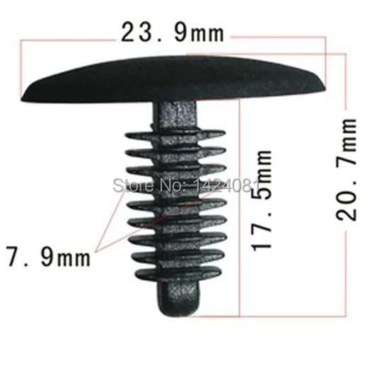 100x OEM Nylon Fastener Rivet Retainer Clip Door Panel for Ford 385661-S for Chrysler: 6003349, 6032363 for VW N989022
100x OEM Nylon Fastener Rivet Retainer Clip Door Panel for Ford 385661-S for Chrysler: 6003349, 6032363 for VW N989022