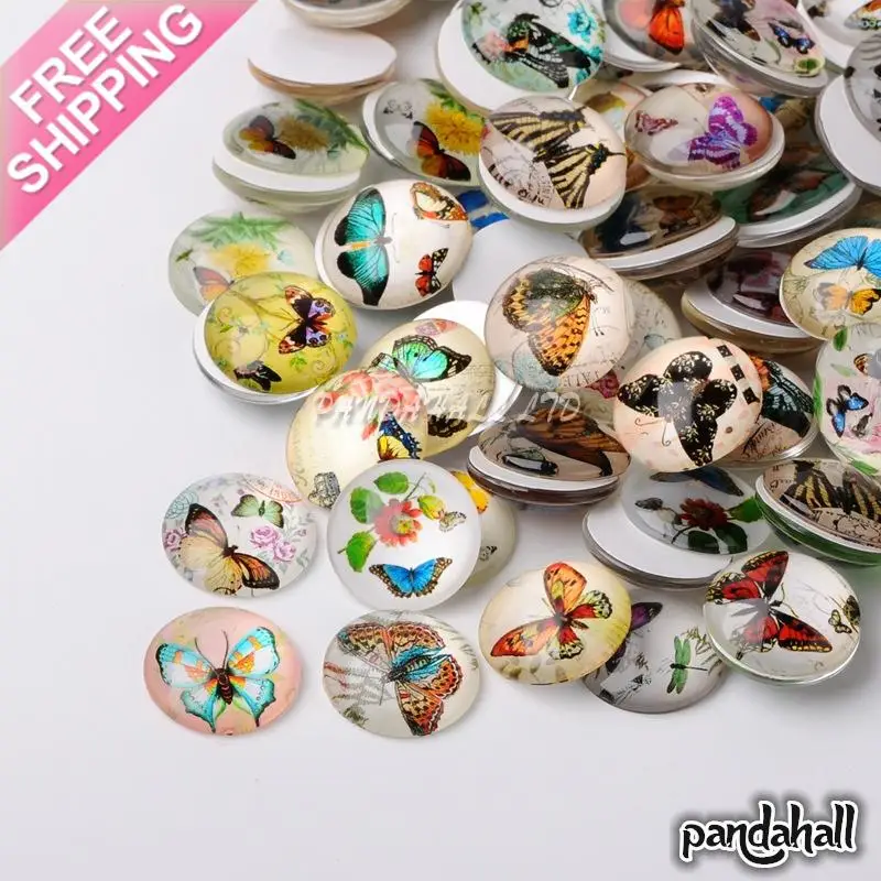 200pcs Butterfly Printed Glass Cabochons Half Round Dome Cabochons for Photo Pendant Jewelry Making diy Mixed Color 18x5mm
200pcs Butterfly Printed Glass Cabochons Half Round Dome Cabochons for Photo Pendant Jewelry Making diy Mixed Color 18x5mm