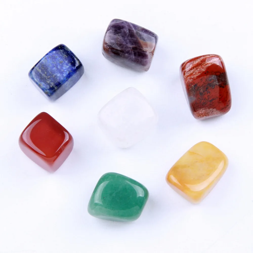 7pcs Chakra Stones Tumbled Semiprecious Stone Reiki Healing Crystal Quartz One Free Pouch Wholesale Dropshipping
7pcs Chakra Stones Tumbled Semiprecious Stone Reiki Healing Crystal Quartz One Free Pouch Wholesale Dropshipping