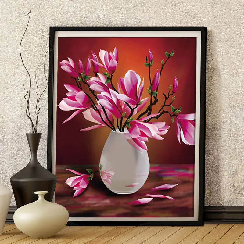 Needlework, Cross stitch,Sets For Embroidery kit,Table vase Magnolia floral flower Print counted Pattern Cross-Stitch FREE SHIP
Needlework, Cross stitch,Sets For Embroidery kit,Table vase Magnolia floral flower Print counted Pattern Cross-Stitch FREE SHIP
