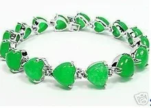 fine Imperial Green gem Heart Shape Bracelet Bangle 7.5inch/19cm Wedding Girl MEN Quartz for women sterling silver jewelry
fine Imperial Green gem Heart Shape Bracelet Bangle 7.5inch/19cm Wedding Girl MEN Quartz for women sterling silver jewelry