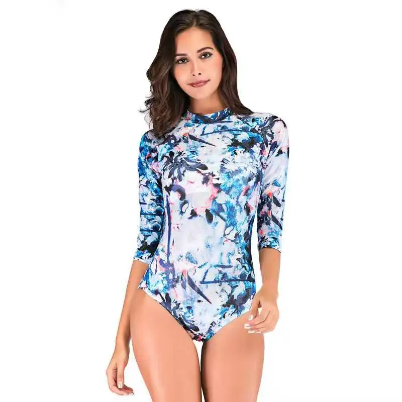 SBART new long-sleeved one-piece swimsuit ladies Rash Guard swimsuit Slim comfortable beach snorkeling surf swimsuit diving
SBART new long-sleeved one-piece swimsuit ladies Rash Guard swimsuit Slim comfortable beach snorkeling surf swimsuit diving