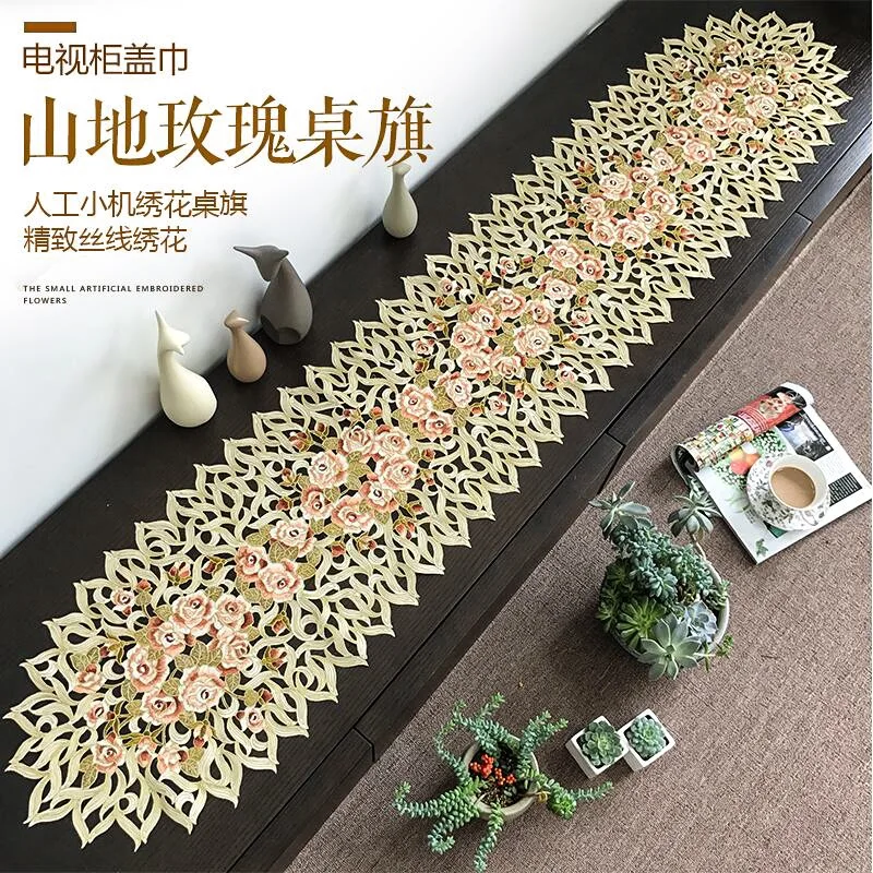 Элегантная вышитая настольная дорожка Mountain Rose, настенная скатерть для чая, Роскошный Коврик для стола, скатерть для украшения стола
Элегантная вышитая настольная дорожка Mountain Rose, настенная скатерть для чая, Роскошный Коврик для стола, скатерть для украшения стола