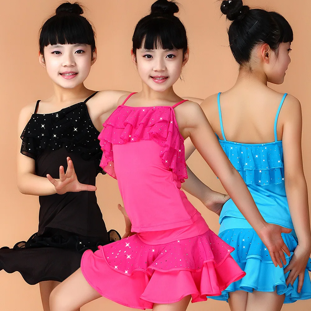 2 Pcs Top + Skirt Latin Dance Dress Girls Professional Rumba Chacha Competition Dress Wear Children's Party Dancewear
2 Pcs Top + Skirt Latin Dance Dress Girls Professional Rumba Chacha Competition Dress Wear Children's Party Dancewear