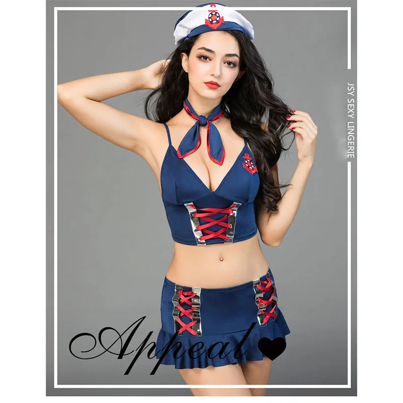Sexy new navy uniforms allure seeping in large sizes sexy lingerie in Exotic Costumes
Sexy new navy uniforms allure seeping in large sizes sexy lingerie in Exotic Costumes