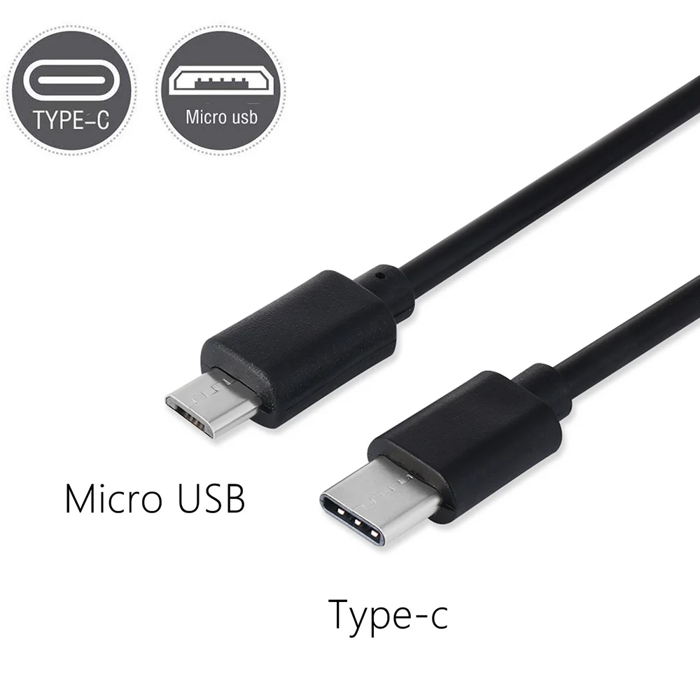 Фото Новый Type C/USB C к Micro USB Male Sync Charge OTG зарядный кабель шнур Адаптер для мобильных