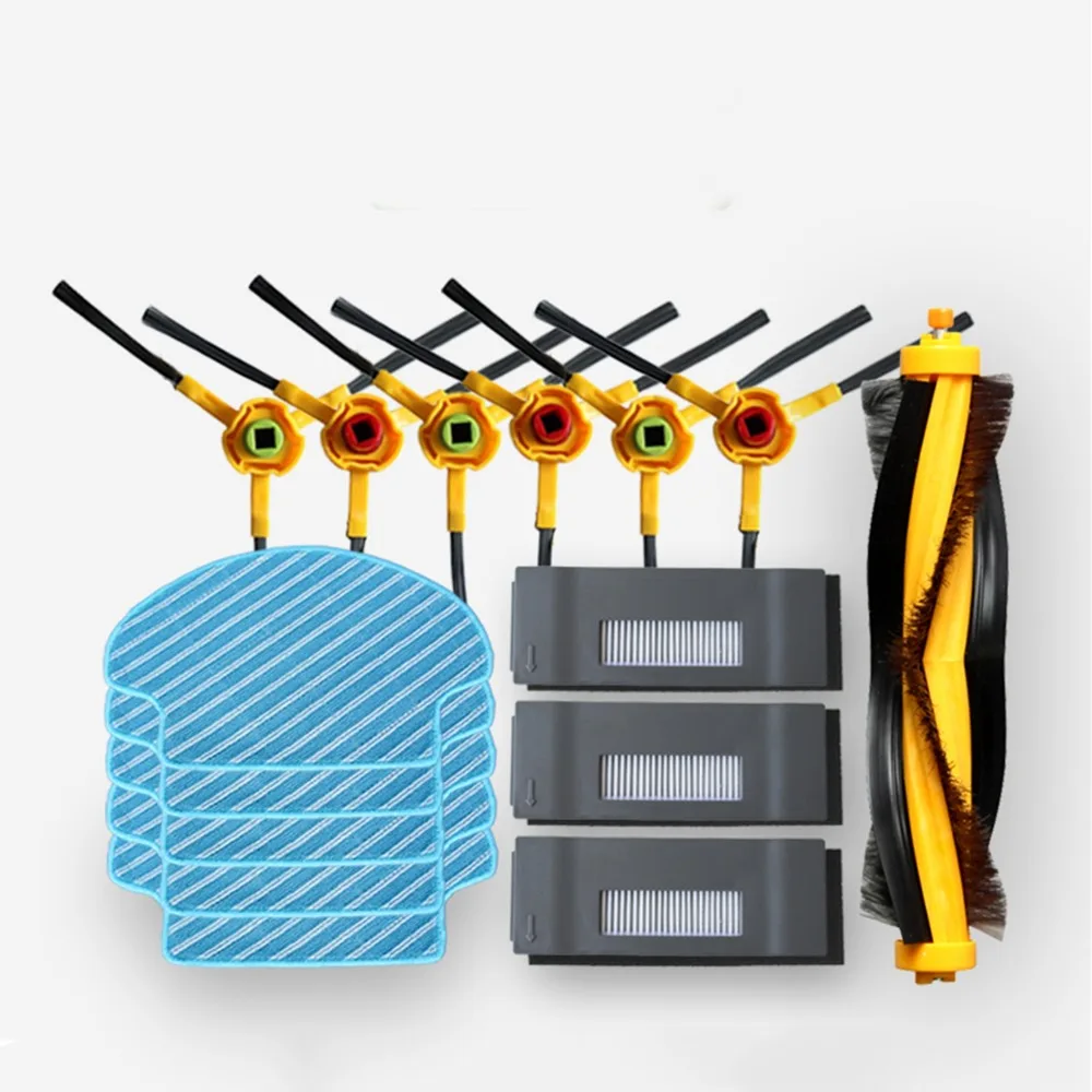 5*Mop Cloth+3*HEPA Filter+1*Roller Brush +6*Side Brushes for Ecovacs Deebot DT83/DT85G Vacuum cleaner Replacement Parts
5*Mop Cloth+3*HEPA Filter+1*Roller Brush +6*Side Brushes for Ecovacs Deebot DT83/DT85G Vacuum cleaner Replacement Parts