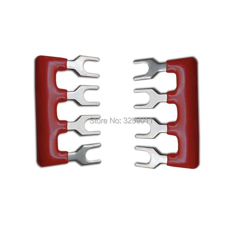 100PCS TB1504 TBD-15A Suyep 4 Positions 15A Wire Connector Pre Insulated Fork Type Barrier Spades Terminal Strip Jumper Block
100PCS TB1504 TBD-15A Suyep 4 Positions 15A Wire Connector Pre Insulated Fork Type Barrier Spades Terminal Strip Jumper Block