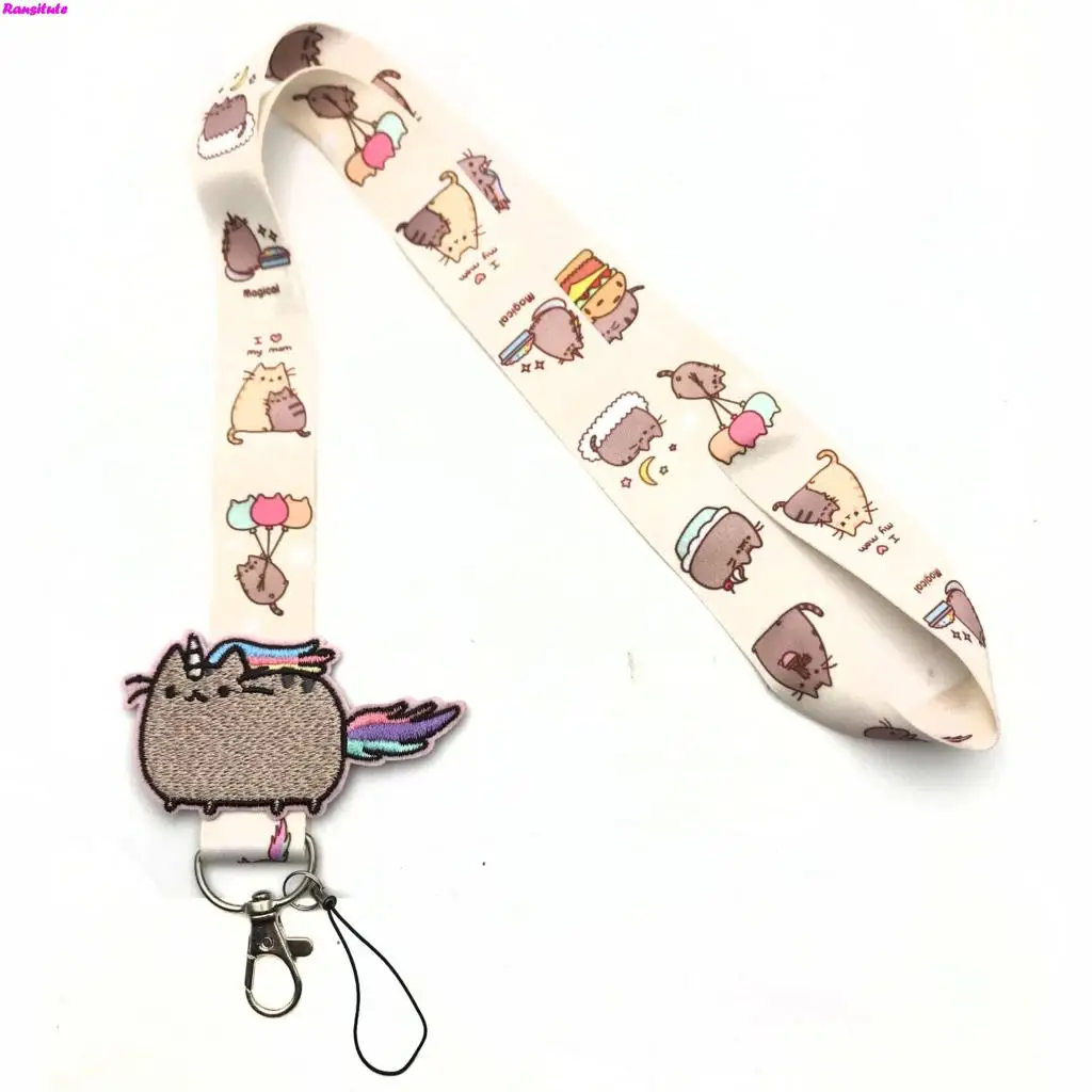 R156 Cat Cartoon Key Lanyard ID Badge Holder Animal Phone Neck Strap With Key Ring
R156 Cat Cartoon Key Lanyard ID Badge Holder Animal Phone Neck Strap With Key Ring
