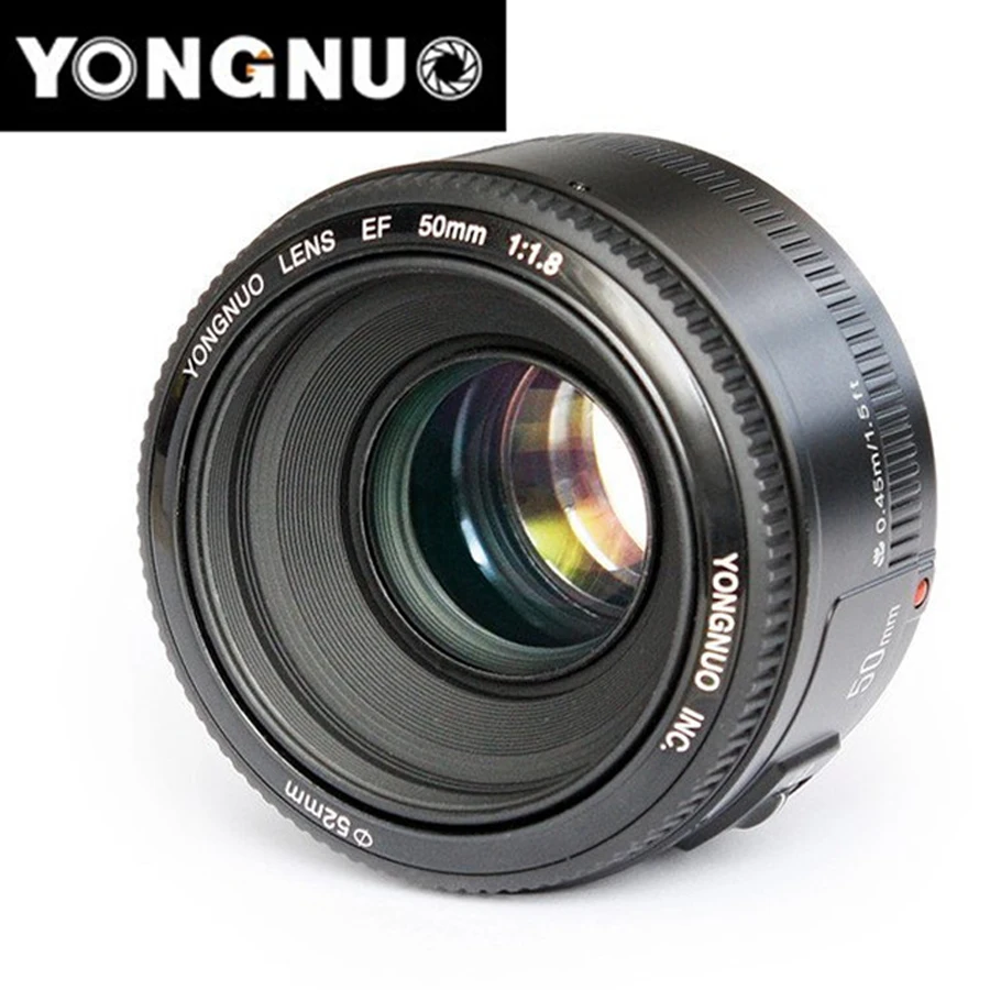 YN50mm F1.8 C объектив с большой апертурой Авто Фокус 50 мм/f1.8 для Canon EOS DSLR камер |