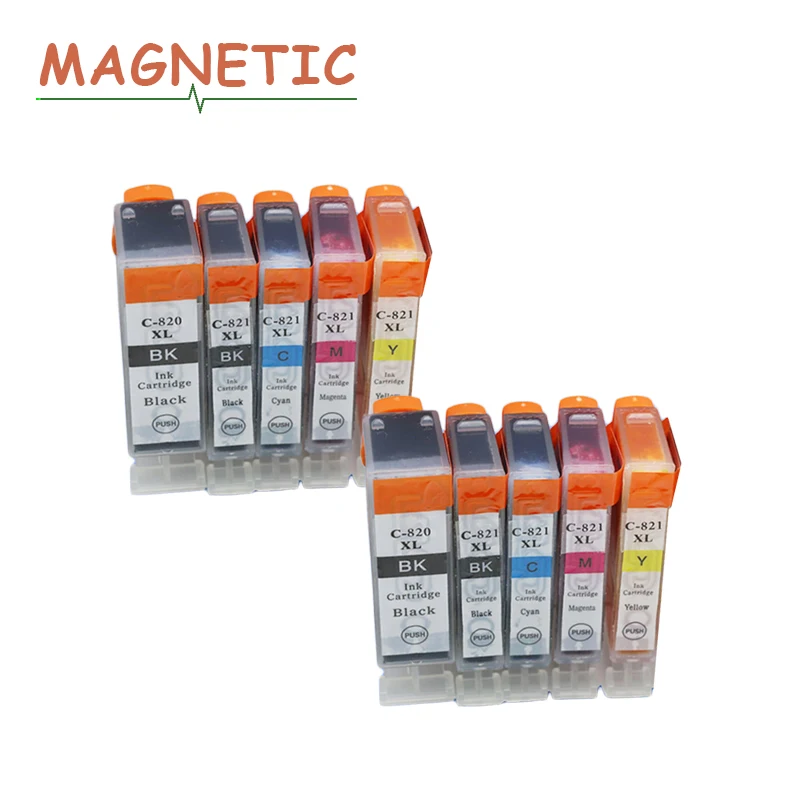 10x PGI-820 CLI-821 Compatible ink Cartridge PGI820 PGI 820 For Canon PIXMA MX860 MX870 MP988 MP996 inkjet printer
10x PGI-820 CLI-821 Compatible ink Cartridge PGI820 PGI 820 For Canon PIXMA MX860 MX870 MP988 MP996 inkjet printer