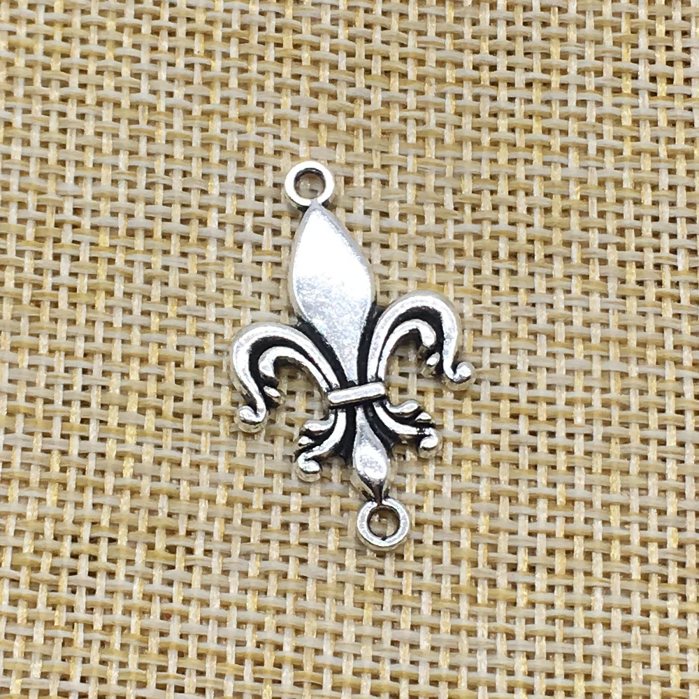 20 шт. винтажные якоря искусственный серебряный цвет|charm connectors|diy jewelryjewelry making |