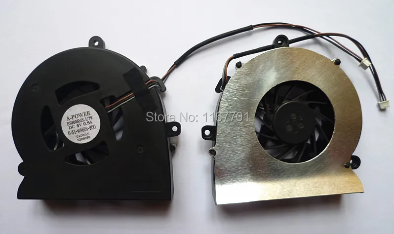 

Laptop/notebook CPU Cooling Fan For Clevo NP8690 NP8760 W860 W860CU W870CU W880CU 6-31-W860S-200 BS6005MS-U79