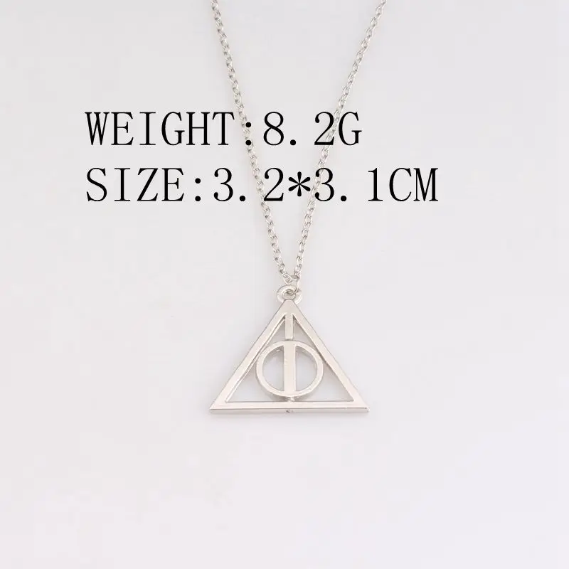 Movie Inspired Deathly Hallows Necklace Wizard Choker Necklace Geometric Triangle Necklaces & Pendants jewelry
Movie Inspired Deathly Hallows Necklace Wizard Choker Necklace Geometric Triangle Necklaces & Pendants jewelry