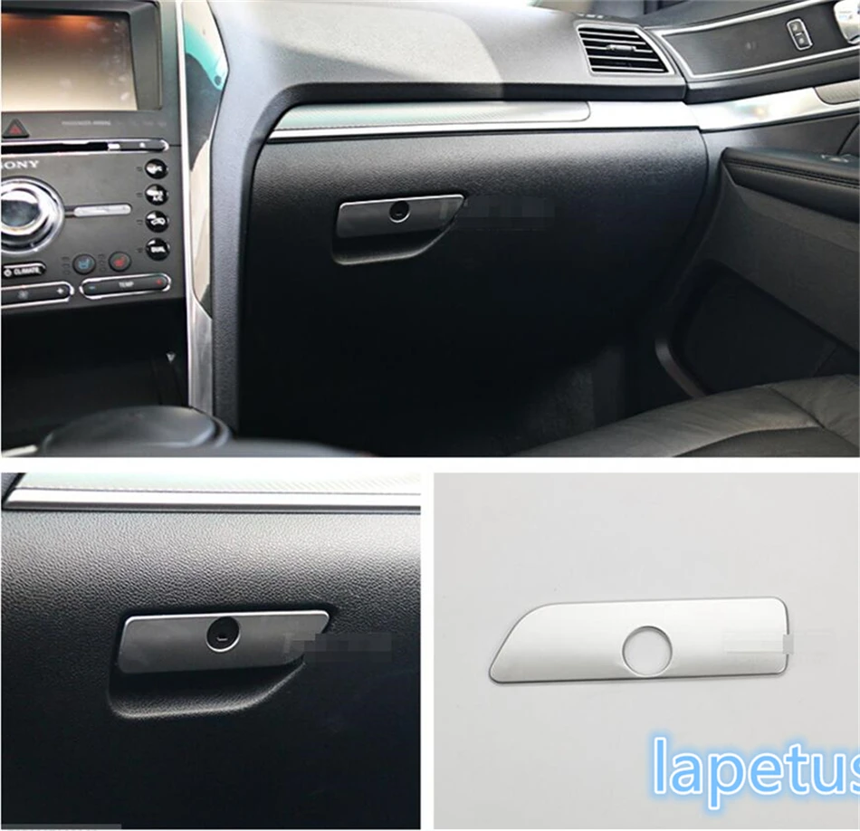 Lapetus Copilot Storage Box Sequins Decoration Cover Trim 1 Piece Fit For Ford Explorer 2016 2017 ABS
Lapetus Copilot Storage Box Sequins Decoration Cover Trim 1 Piece Fit For Ford Explorer 2016 2017 ABS
