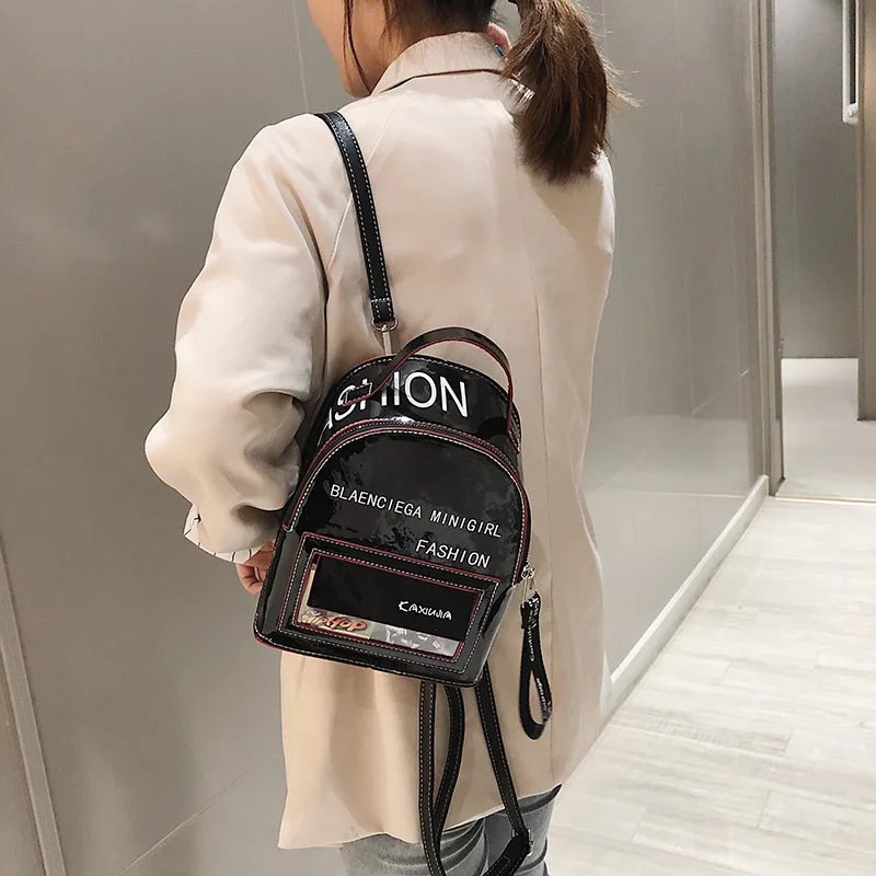 Women's Laser Backpack 2019 Summer New Fashion Personality Wild Letter Backpacks Mini Multi-purpose Shoulder Bag DG413
Women's Laser Backpack 2019 Summer New Fashion Personality Wild Letter Backpacks Mini Multi-purpose Shoulder Bag DG413