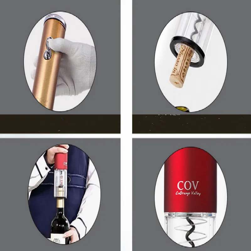 26*5CM 4section AA battery electric bottle opener automatic wine opener wine bottle opener soft starting sacacorchos electrico
26*5CM 4section AA battery electric bottle opener automatic wine opener wine bottle opener soft starting sacacorchos electrico