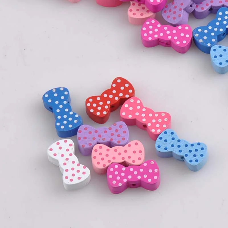 Mixed color bowknot Pattern Wooden Spacer Beads For Jewelry making 21x11mm 50pcs MT1412X
Mixed color bowknot Pattern Wooden Spacer Beads For Jewelry making 21x11mm 50pcs MT1412X