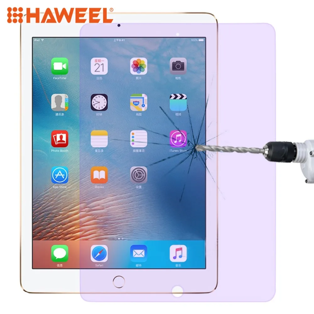 HAWEEL 0.33mm 9H 2.5D Anti Blue-ray Explosion-proof Tempered Glass Film for iPad 9.7 (2018)/(2017) & Pro 9.7 & Air 2 & Air
HAWEEL 0.33mm 9H 2.5D Anti Blue-ray Explosion-proof Tempered Glass Film for iPad 9.7 (2018)/(2017) & Pro 9.7 & Air 2 & Air