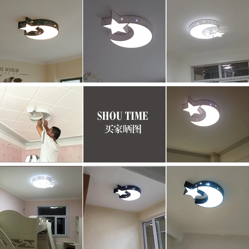 Modern surface mounted ceiling lamp star moon LED panel White/Black for bathroom lighting AC110-240V luminarias para
Modern surface mounted ceiling lamp star moon LED panel White/Black for bathroom lighting AC110-240V luminarias para