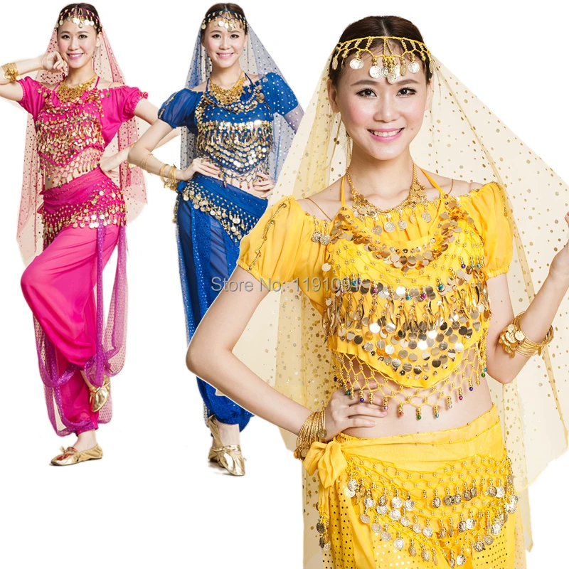 Belly dance costume clothes set indian dance wear bloomers performance wear 4pcs-8pcs Top&Pant&Belt&Headband&Bracelet&Necklace
Belly dance costume clothes set indian dance wear bloomers performance wear 4pcs-8pcs Top&Pant&Belt&Headband&Bracelet&Necklace