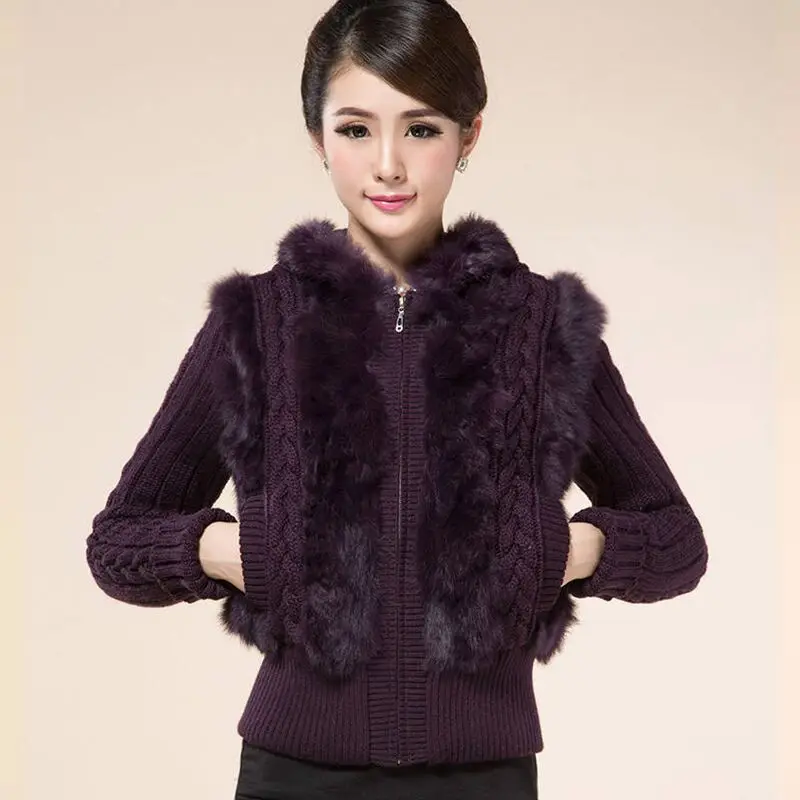 Women Rabbit Hair Fur Jacket 2018 New Autumn Winter Short Knit Sweater Cardigan Zipper Jacket Large Size Fashion Women Fur Coat
Women Rabbit Hair Fur Jacket 2018 New Autumn Winter Short Knit Sweater Cardigan Zipper Jacket Large Size Fashion Women Fur Coat