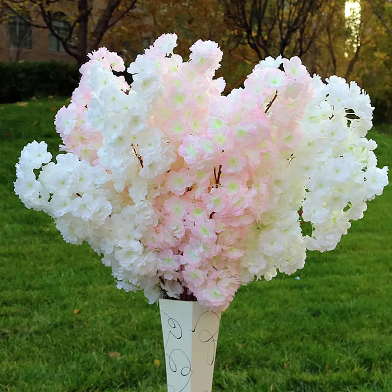 1 Bouquet Artificial Plants Plastic Fake Flowers Silk Cherry Blossom Branches Silk Flowers For Wedding Home Decoration 100cm
1 Bouquet Artificial Plants Plastic Fake Flowers Silk Cherry Blossom Branches Silk Flowers For Wedding Home Decoration 100cm