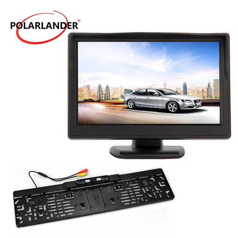 Wireless Transmitter Parking Monitor Reversing Camera Silver/Black 5 Inch TFT HD Desktop European License Plate LED Car Monitor
Wireless Transmitter Parking Monitor Reversing Camera Silver/Black 5 Inch TFT HD Desktop European License Plate LED Car Monitor