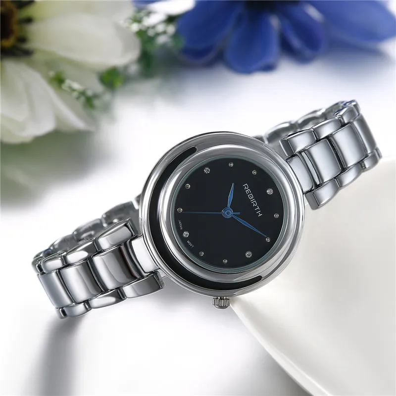 Lancardo Japan Movt Brand Fashion Silver Casual Quartz Watch Women Metal Alloy Dress Rhinestone Watches Relogio Feminino Clock | Наручные