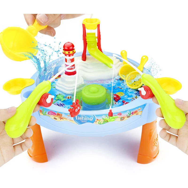 Novel Magnetic Electric Fishing Toys Table with Light Music Summer Water Toys Kids Birthday Christmas Gift Toys for Children
Novel Magnetic Electric Fishing Toys Table with Light Music Summer Water Toys Kids Birthday Christmas Gift Toys for Children