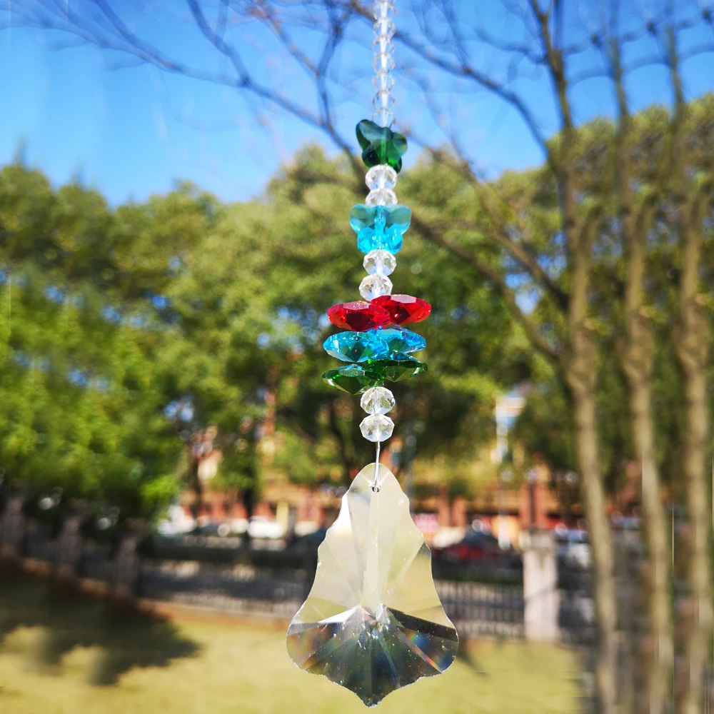 1PCS Handmade Butterfly Crystal Ball Prism Pendant Rainbow Maker Hanging Suncatcher Ornament
1PCS Handmade Butterfly Crystal Ball Prism Pendant Rainbow Maker Hanging Suncatcher Ornament