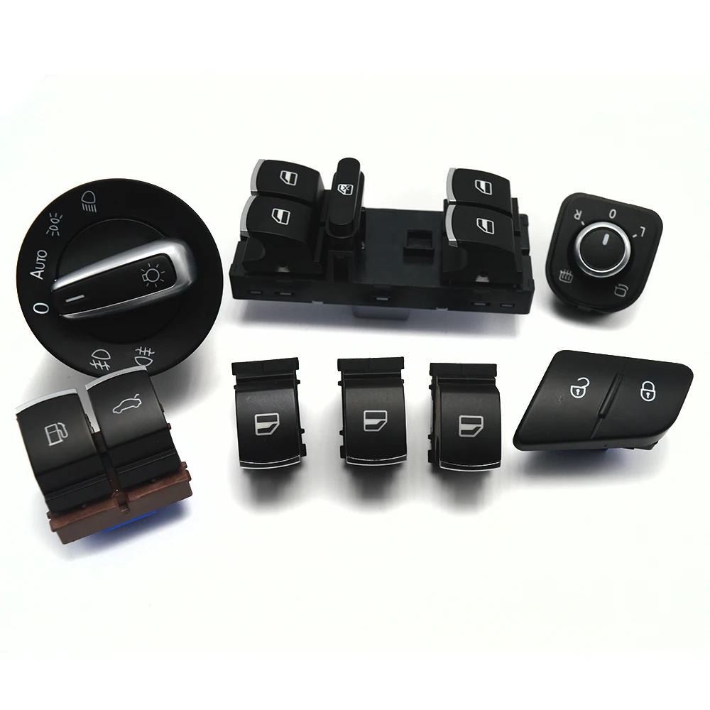 8PCS/SET Window Headlight Mirror Tailgate & Fuel Door Control Switch Button For VW Passat B6 3C0962125B 5ND959565A 5ND941431B
8PCS/SET Window Headlight Mirror Tailgate & Fuel Door Control Switch Button For VW Passat B6 3C0962125B 5ND959565A 5ND941431B