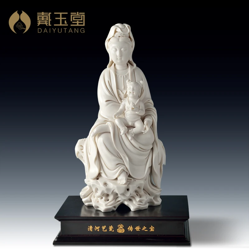 Master Dai Yutang Dehua Su Youde Guanyin masterpieces of Arts and crafts/11 inch D29-16
Master Dai Yutang Dehua Su Youde Guanyin masterpieces of Arts and crafts/11 inch D29-16
