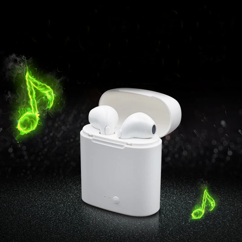 Дебетовые беспроводные наушники для iPhone X 8 8Plus Bluetooth 4 1 аудио стерео Samsung S9 Xiaomi