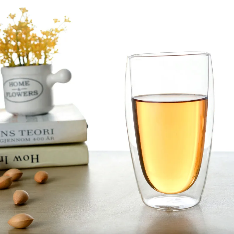 250/350/450ML 1 Pcs Heat-Resistant Double Wall Clear Glass Cup For Office Home Tea Flower Coffee Beer Milk coffee mug
250/350/450ML 1 Pcs Heat-Resistant Double Wall Clear Glass Cup For Office Home Tea Flower Coffee Beer Milk coffee mug