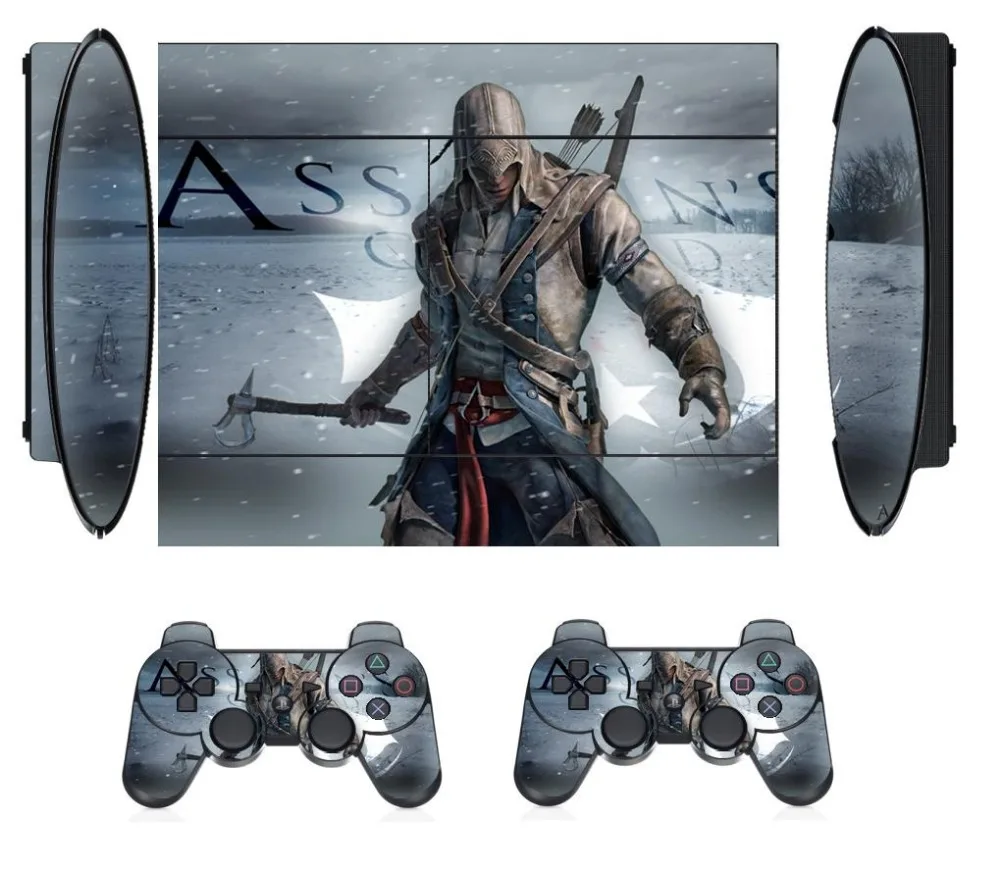 211B виниловая Защитная Наклейка для Sony PS3 Super Slim 4000 и 2 защитные наклейки