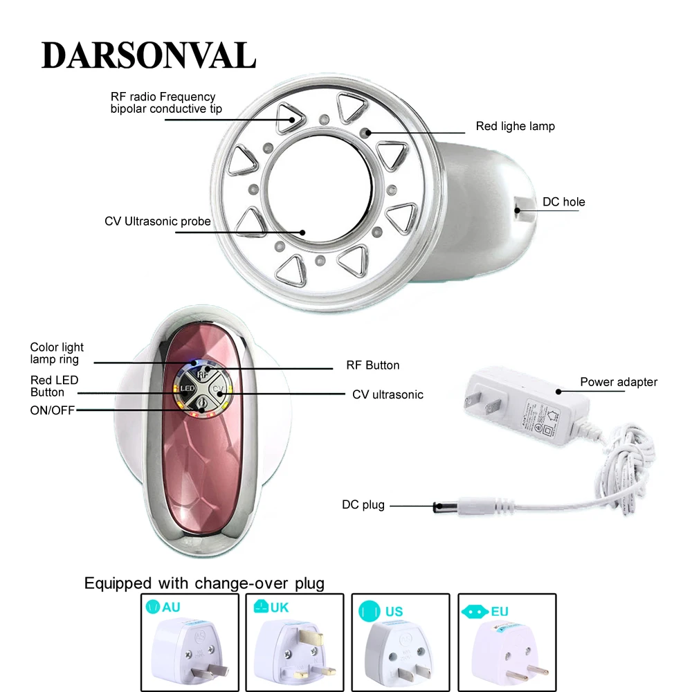 Ultrasonic Cavitation Machine RF Radio Frequency Body Slimming Anti Cellulite Weight Loss Device Ultrasound Massager Therapy SPA
Ultrasonic Cavitation Machine RF Radio Frequency Body Slimming Anti Cellulite Weight Loss Device Ultrasound Massager Therapy SPA