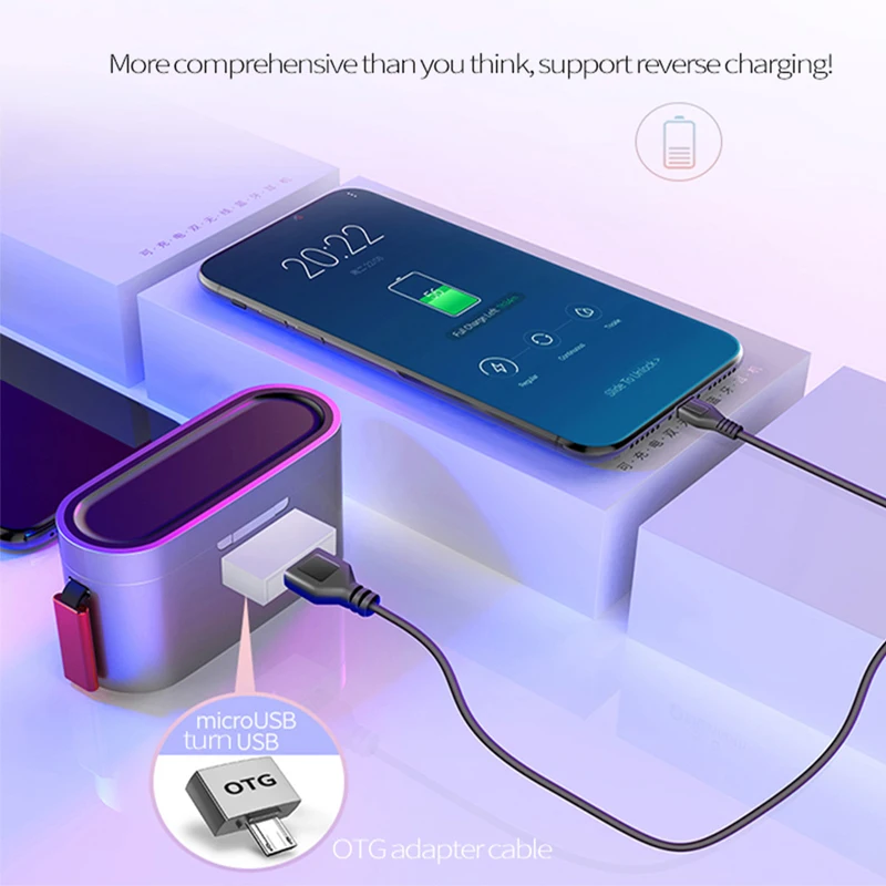 TWS Wireless Bluetooth 5.0 Headphones Hi-Fi Stereo Earphones Waterproof Sports Headsets With Microphone 3000 mAh Charging Bank
TWS Wireless Bluetooth 5.0 Headphones Hi-Fi Stereo Earphones Waterproof Sports Headsets With Microphone 3000 mAh Charging Bank