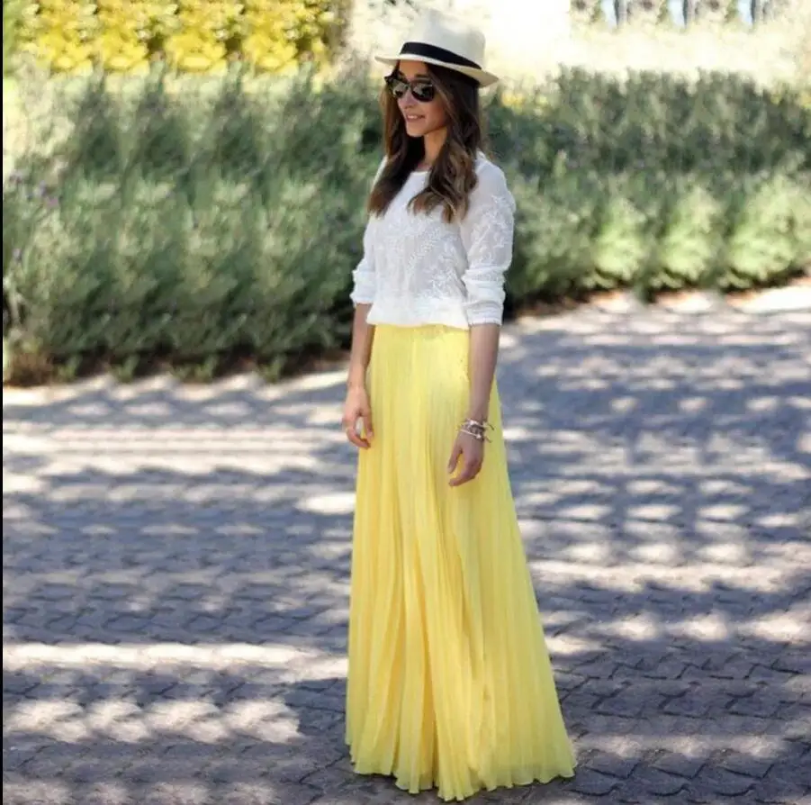 Yellow Long Womens Chiffon Skirt Custom Made Floor Length Womens Skirts A Line Long Maxi Skirt Wedding Bridal Skirts Women Long
Yellow Long Womens Chiffon Skirt Custom Made Floor Length Womens Skirts A Line Long Maxi Skirt Wedding Bridal Skirts Women Long