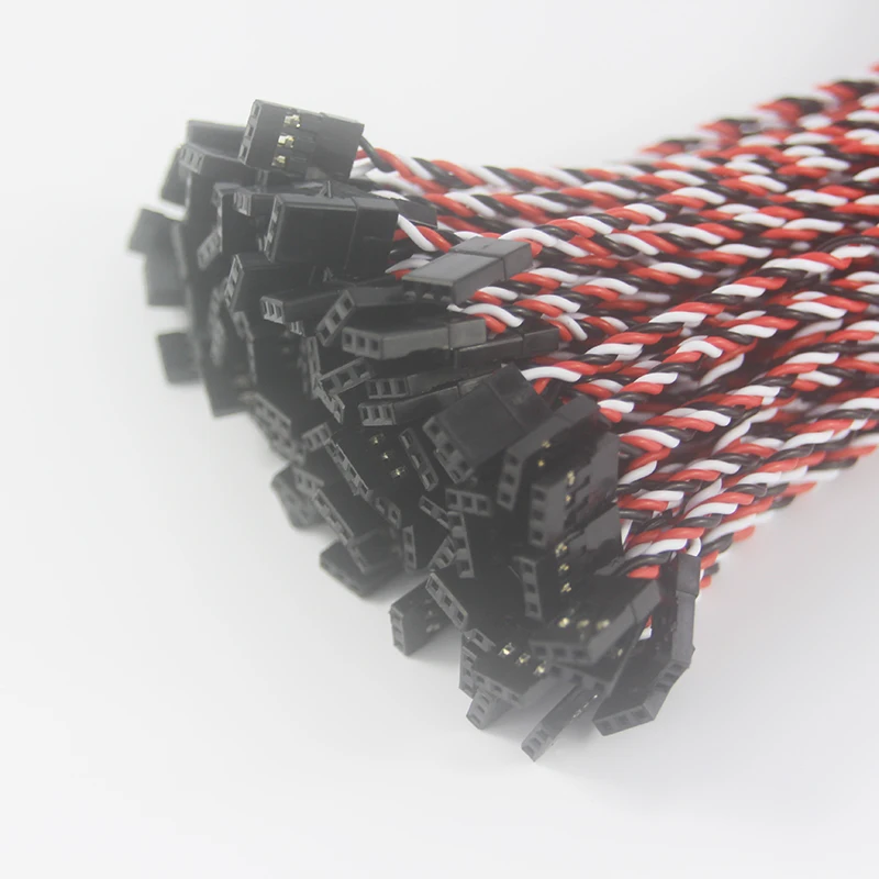 OliYin 100 шт./лот 26 # 26AWG 30 сердечников 15 см Futata JR анти-помех сервоскрученные