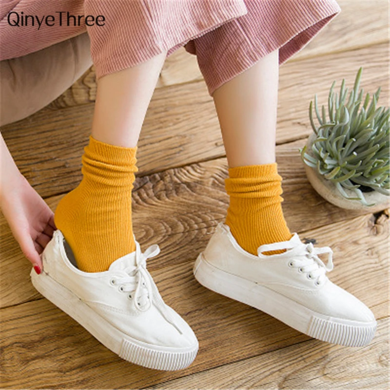 Japanese Korea High School Girls High Socks Loose Solid Colors Double Needles Knitting Cotton Long Socks Women Dropship
Japanese Korea High School Girls High Socks Loose Solid Colors Double Needles Knitting Cotton Long Socks Women Dropship