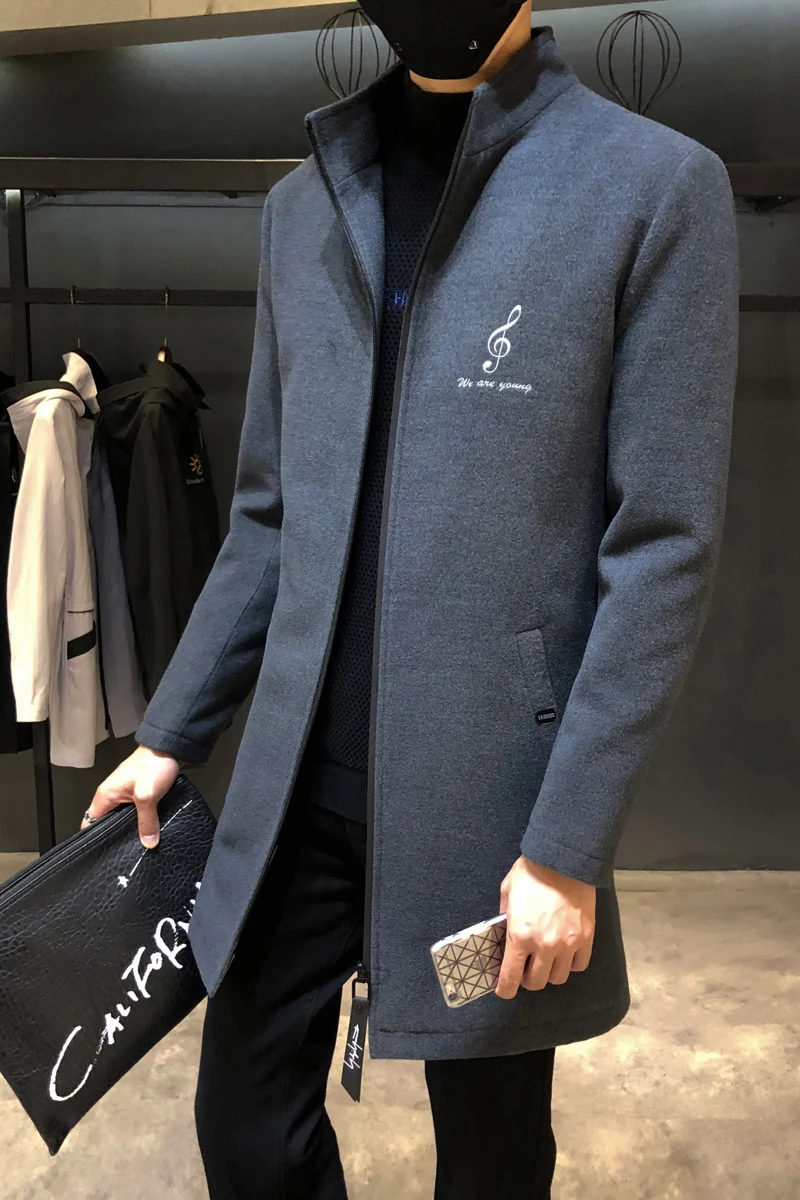 Autumn Winter Trench Male High quality windbreaker Slim Leisure Jacket Men's Fashion Solid Color Business Casual Woolen Coats
Autumn Winter Trench Male High quality windbreaker Slim Leisure Jacket Men's Fashion Solid Color Business Casual Woolen Coats