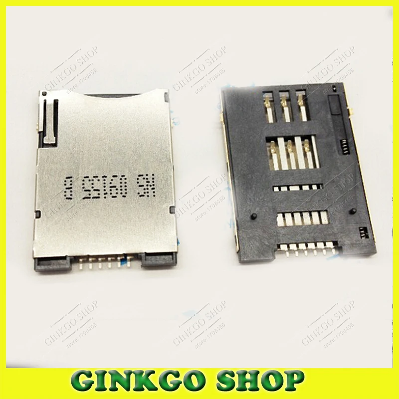 100pcs/lot Tablet PC Sim card Slot Self spring type sim card socket Holder Tray 6P self push Free shipping
100pcs/lot Tablet PC Sim card Slot Self spring type sim card socket Holder Tray 6P self push Free shipping