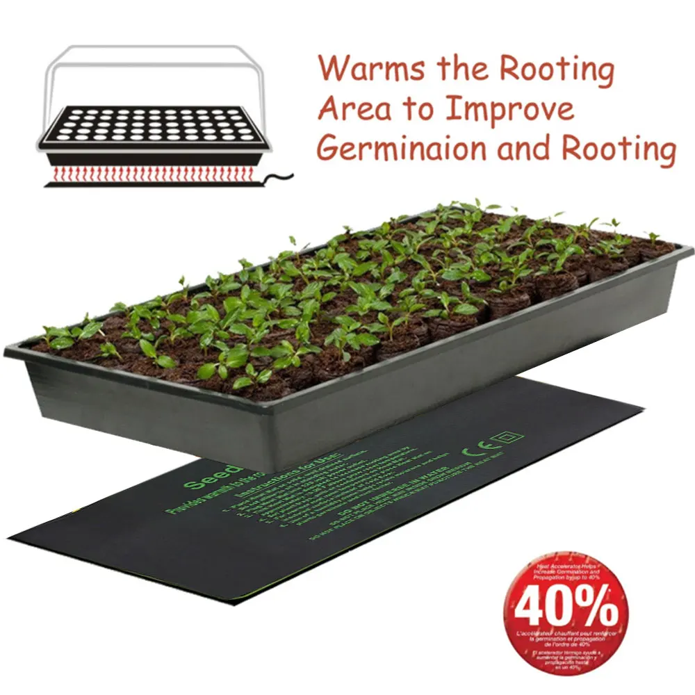 Plant Heating Mat Seedling Flower Electric Blanket Waterproof Warm Durable Hydroponic Heating Pad 24x52CM 52x52CM 121x52CM new
Plant Heating Mat Seedling Flower Electric Blanket Waterproof Warm Durable Hydroponic Heating Pad 24x52CM 52x52CM 121x52CM new