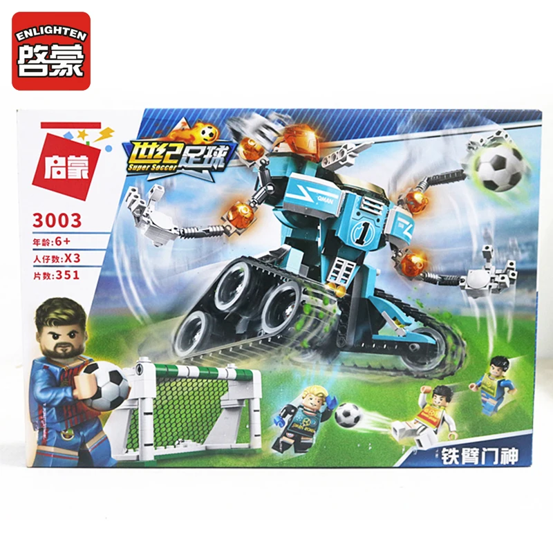 Enlighten Blocks Building Sport Series Russia Football Gaming Robot Building Toys Sets 345pcs Accessories For Boy's Toy
Enlighten Blocks Building Sport Series Russia Football Gaming Robot Building Toys Sets 345pcs Accessories For Boy's Toy