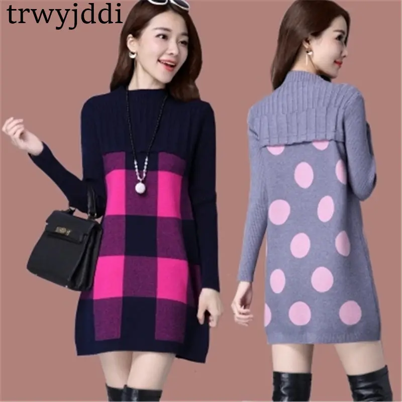 2022 New Autumn Winter Korean Loose Half-neck Sweater Pullovers Dress Women's Clothing Casual Knit Shirt Long Sweaters A1216
2022 New Autumn Winter Korean Loose Half-neck Sweater Pullovers Dress Women's Clothing Casual Knit Shirt Long Sweaters A1216